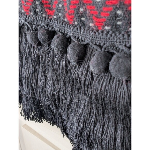 Anthropologie Vanessa Virginia "Jinete" Embroidered Fringe Dress Size 4 Aztec - Picture 3 of 9
